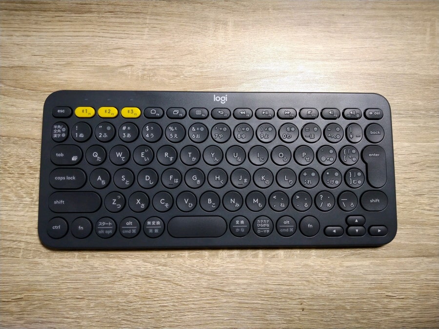 丸ボタンが特徴のロジクールK380